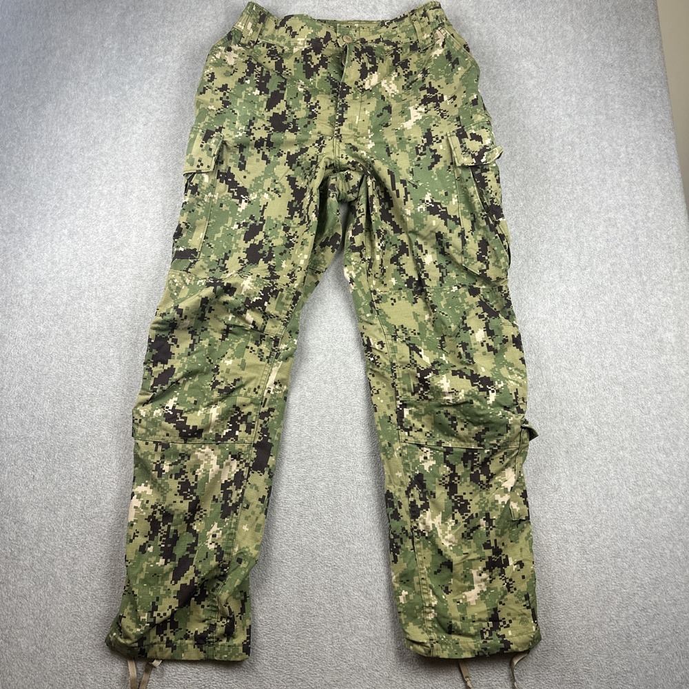 U.S Military Pants 33 Short NWU Type III Navy Seals Camo Cargo Trousers Uniform